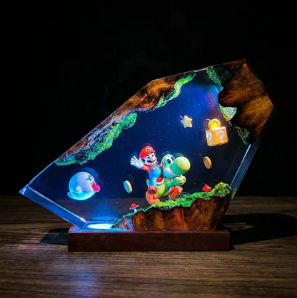 Mario Resin Lamp