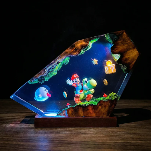 Mario Resin Lamp