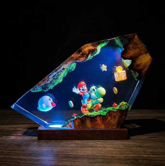 Mario Resin Lamp