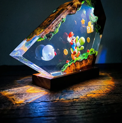 Mario Resin Lamp