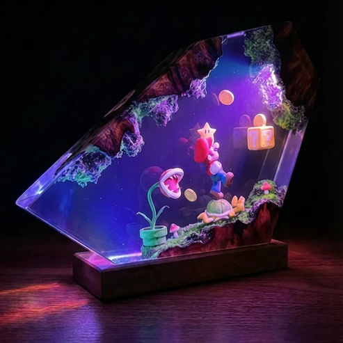 Mario Resin Lamp